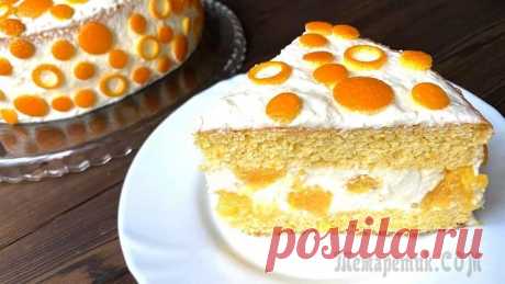 Торт "Апельсиновый рай" Очень вкусный, яркий тортик!