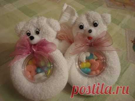 Como Hacer un Oso con una Toalla Facial - YouTube