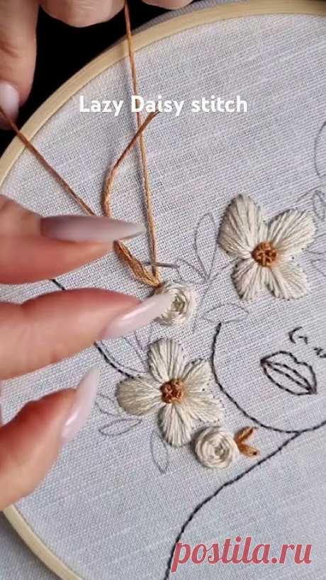 Full video:https://youtu.be/mzHnztZgX9w?si=tfZ9nhwQDS_uDypK7 inch beginner friendly Daisy girl hand embroidery PDF pattern + full video tutorial:https://cupo...