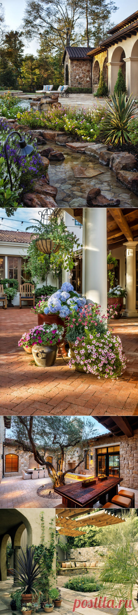 Средиземноморский стиль в дизайне сада