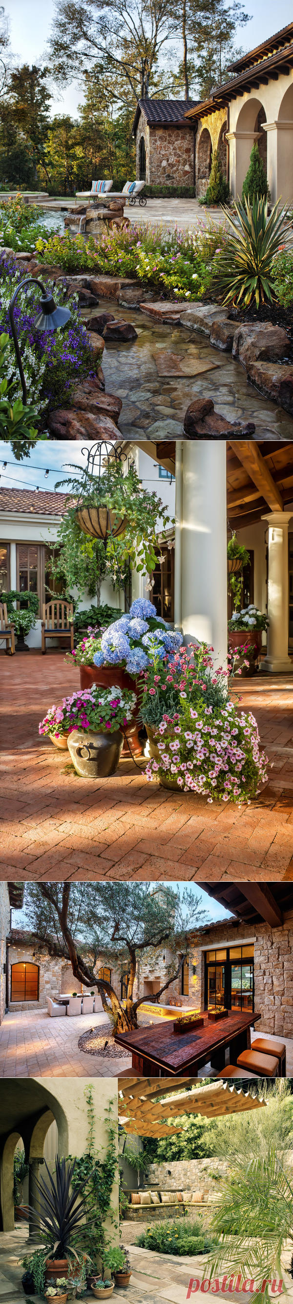 Средиземноморский стиль в дизайне сада