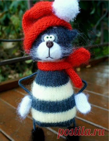 Забавные вязаные коты Оксаны Ипатовой — HandMade