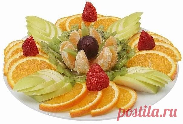 Праздничные фруктовые тарелки