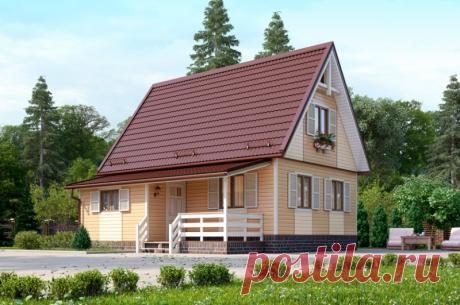 Каркасный дом Лидер 8 размер 6х8 » Каталог » Терем | www.terem-pro.ru