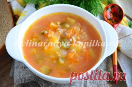 Рассольник с рисом и солеными огурцами: рецепт с фото