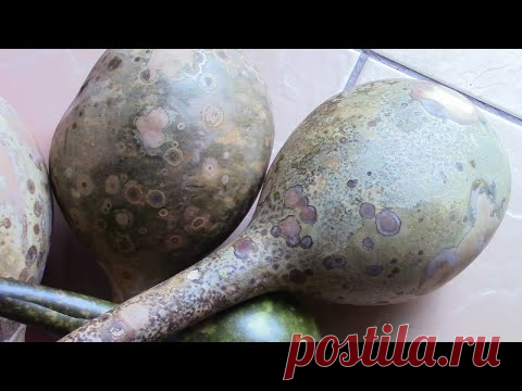 ТЫКВА ГОРЛЯНКА КАК ВОЗНИКАЕТ РИСУНОК НА ПОВЕРХНОСТИ ТЫКВЫ&!