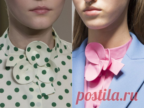 [Шитье] Стильная текстильная брошь оригами из коллекции Delpozo. Мастер-класс