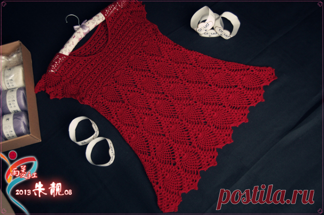 Нарядное платье для девочки крючком. Платье узором ананас для девочки Нарядное платье для девочки крючком. Платье узором ананас для девочки