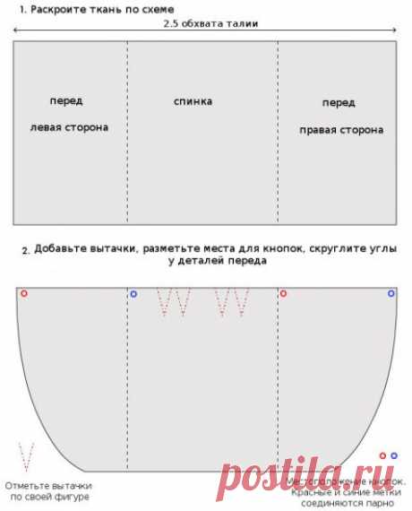 Как сшить юбку без швейной машинки: МК