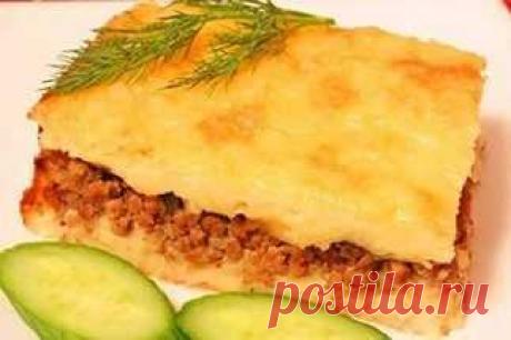 Картофельная запеканка с фаршем, рецепт приготовления с фото - Сельский Бутик Аппетитная запеканка имеет насыщенный аромат и отличный вкус.