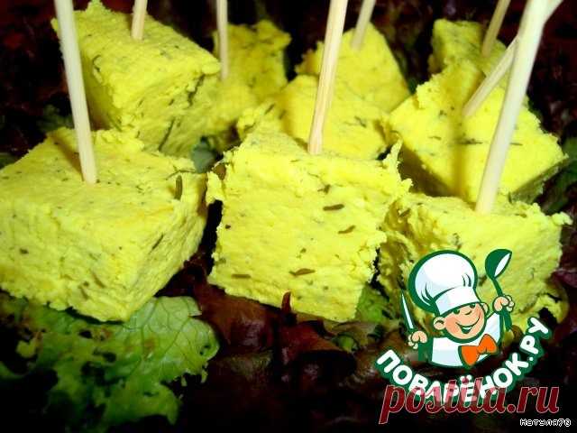 Домашний сыр с карри и укропом Кулинарный рецепт