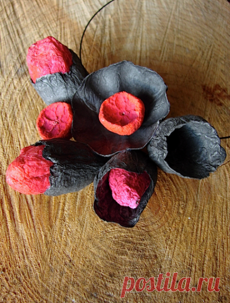 Eco wedding design : Grappoli di fiori e strisce di lino , la nuova linea di eco gioielli di carta per il Natale 2013