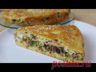 Заливной Рыбный 🐟🥧 Пирог, цыганка готовит. Gipsy cuisine.