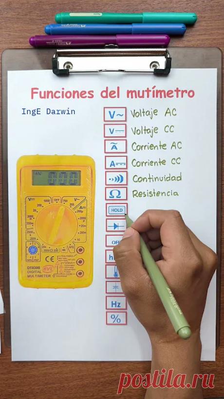 Funciones del multímetro 🤓✌️ #ingedarwin #instrumentos #herramientas Disfruta de los vídeos y la música que te gustan, sube material original y comparte el contenido con tus amigos, tu familia y el resto del mundo en YouTube.