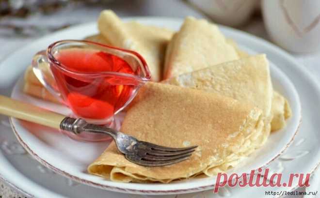 Сытные блинчики из овсяных хлопьев