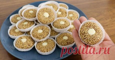 Конфеты из фиников с орехами и шоколадом