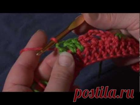 How to Crochet: Switching Color in the Middle of a Row