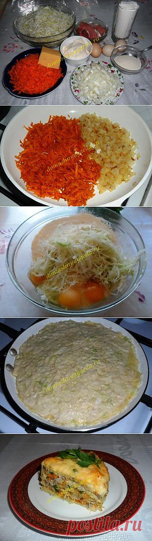 Капустный торт. | Домашняя еда