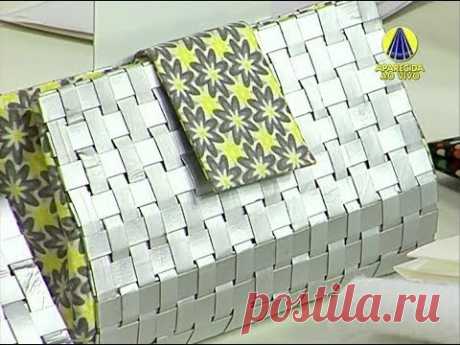 ▶ Santa Receita | Bolsa Trançada por Andréa Campanilli - 22 de Abril de 2014 - YouTube