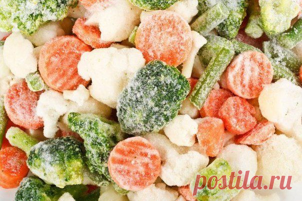 Почему замороженные овощи полезнее для здоровья, чем свежие? | Страна Полезных Советов