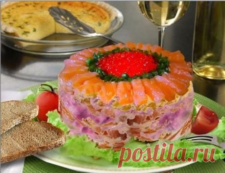 Царский слоеный салат. Придется по вкусу любому! | Вкусно по домашнему. | Яндекс Дзен
