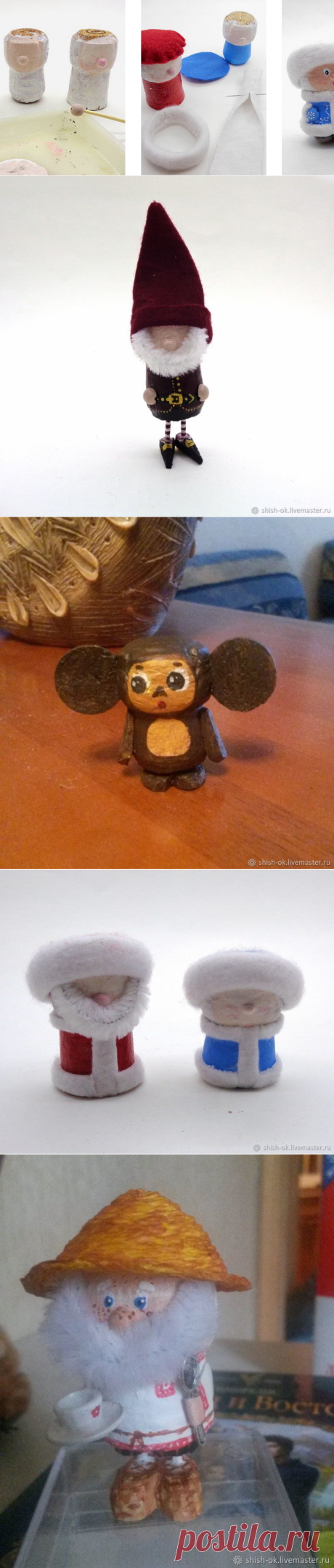 Создаем новогодние фигурки из пробок - Ярмарка Мастеров - ручная работа, handmade