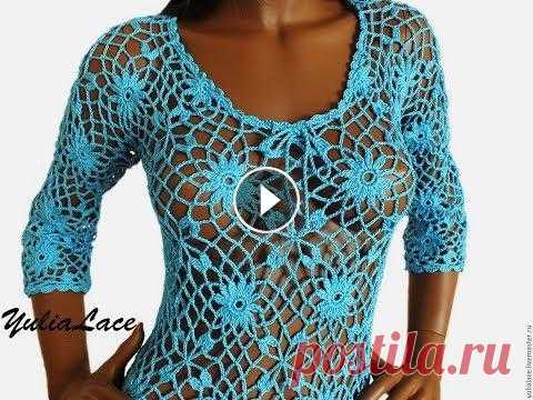 Ажурная Пляжная Туника Крючком 2019 / Openwork Beach Tunic Crochet / Durchbrochener Crochet Tunika Ажурная Пляжная Туника Крючком выглядит стильно и необычно. Предлагаем самостоятельно изготовить тунику, которая подойдет вашему образу. Изделие может...
