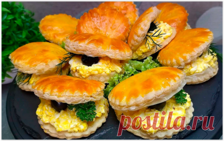 Эффектная советская закуска &quot;Ракушки с жемчугом&quot;, которую до сих пор готовлю на Новогодний стол!