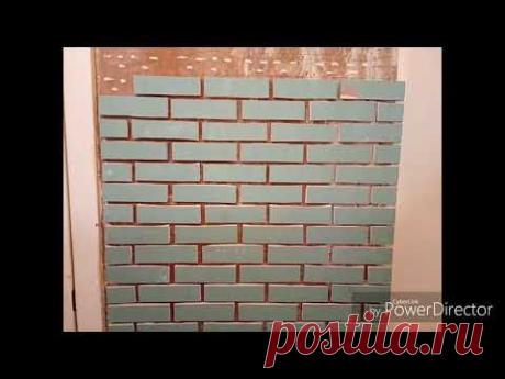 Кирпичи из гипсокартона своими руками