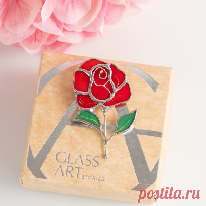 Planta pin vidrieras joyería Día de las Madres regalo personalizado vidrieras flor broche Ucrania joyería vidrieras arte rosa joyería - Etsy Chile
