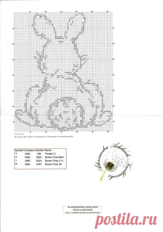 Cross-stitch Cute Bunny, part 2... Gallery.ru / Фото #99 - 25 - Summerville | haftowanie
