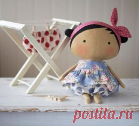 Шьем хорошенькую куколку — Сделай сам, идеи для творчества - DIY Ideas