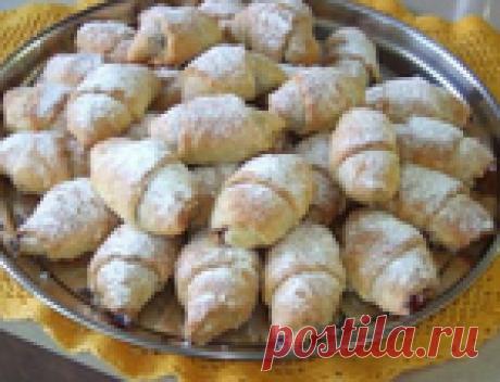 🍒 РОГАЛИКИ С ВИШНЯМИ ⛄