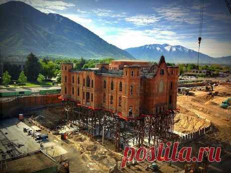 Возведение фундамента под 130 летней часовней!