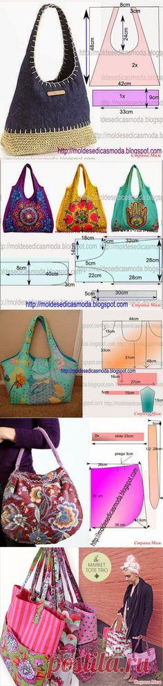 Сумок много не бывает... Выкройки-шаблоны сумок - Клуб…