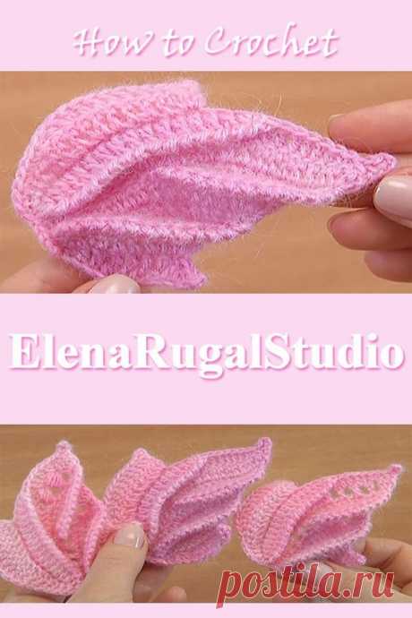 Amazing 3D Crochet Leaf