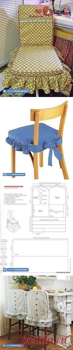 Украшаем стулья чехлами — Сделай сам, идеи для творчества - DIY Ideas