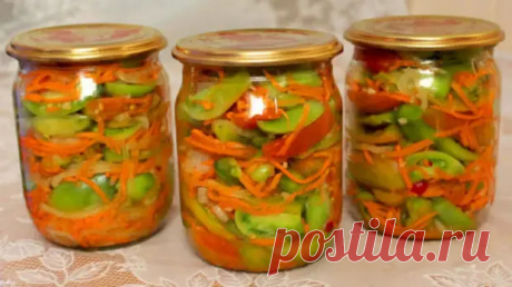 Рецепт вкусного салата по-корейски из зеленых помидоров - Вкусные рецепты - медиаплатформа МирТесен