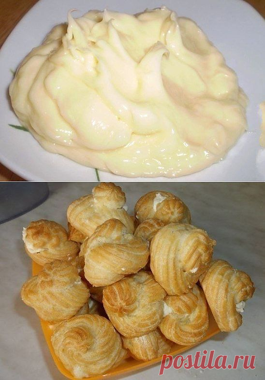 "Заварное пирожное" - Простые рецепты Овкусе.ру