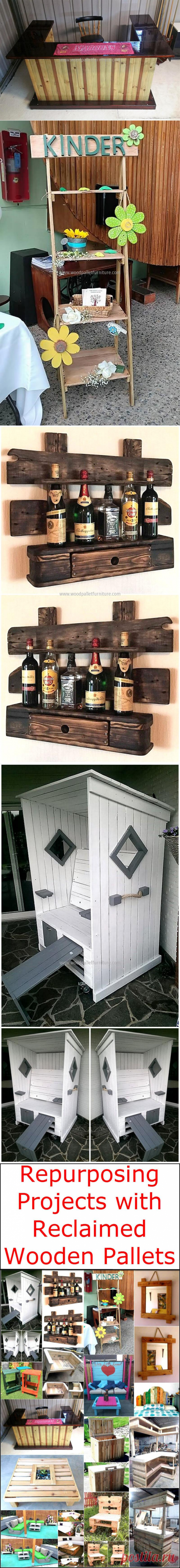 Repurposing Projects with Reclaimed Wooden Pallets | Wood Pallet Furniture