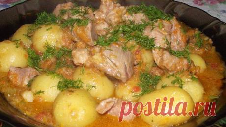 Шустрый повар.: Мясо с овощами и молодым картофелем