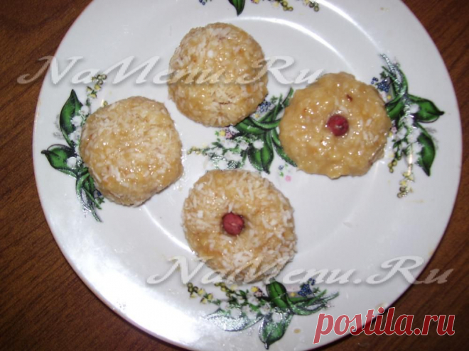 Рецепт конфет с кокосовой стружкой