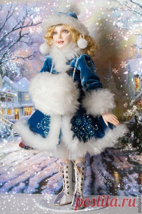 И у меня есть душа...
Делаем Снегурочку в смешанной технике.МК 3 части .