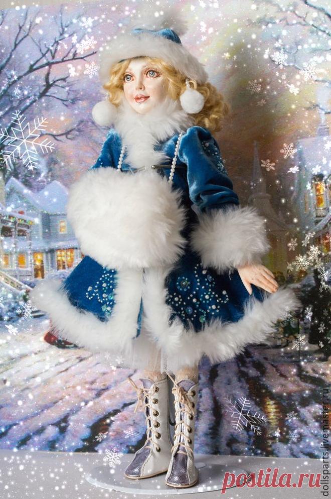 И у меня есть душа...
Делаем Снегурочку в смешанной технике.МК 3 части .