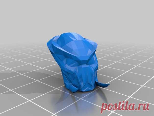 Predator Tusk by Jace1969 An old file from my Pepakura making days that I discovered in Pepakura Designer you can export to .OBJ and in 