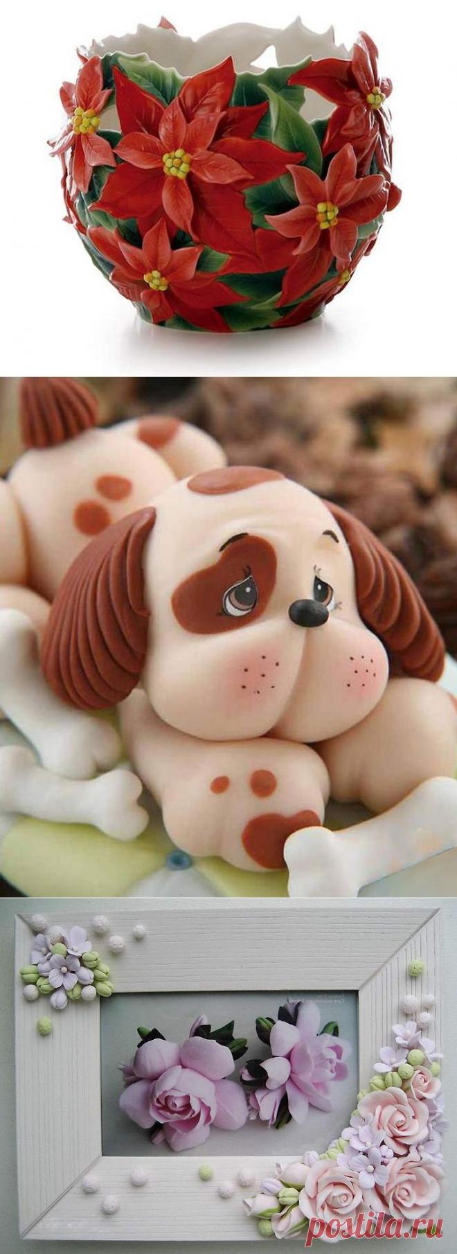 Холодный фарфор своими руками