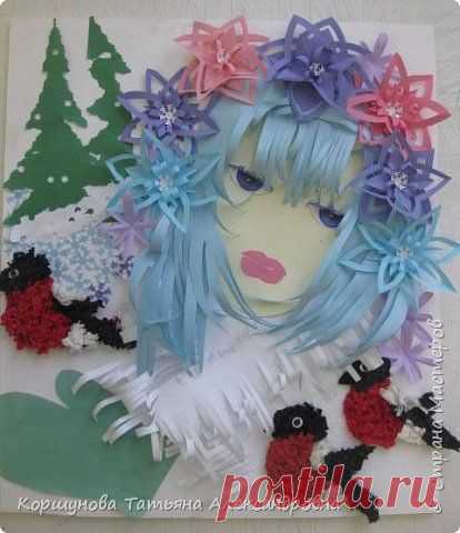 Квиллинг - удивительное творчество. Женские образы