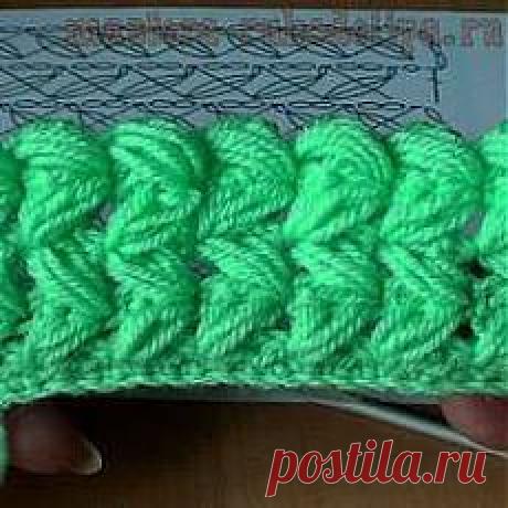 Мастера рукоделия - рукоделие для дома. Бесплатные мастер-классы, фото и видео уроки - Видео мастер-класс по вязанию крючком. Колоски из пышных столбиков