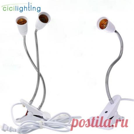 Черно-белый светильник с зажимом, винтовой светильник с зажимом для лампы на столе, светильник для изголовья кровати с переключателем вкл/выкл, зажимной светильник для чтения | Лампы и освещение | АлиЭкспресс