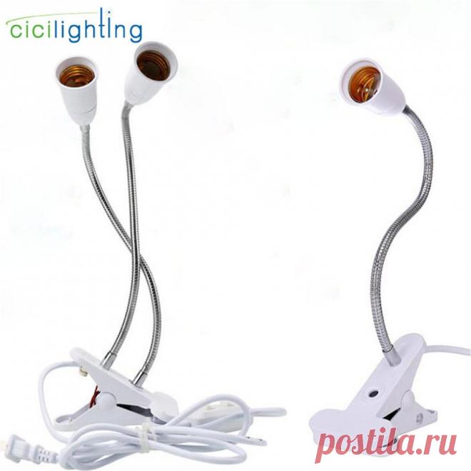 Черно-белый светильник с зажимом, винтовой светильник с зажимом для лампы на столе, светильник для изголовья кровати с переключателем вкл/выкл, зажимной светильник для чтения | Лампы и освещение | АлиЭкспресс